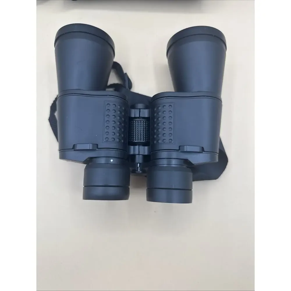 Auriol 10x50 Binoculars Wide Field Central Focus Tripod Socket Case 120m/1000m